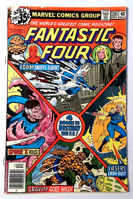 Fantastic Four 201 Mr Fantastic Invisible Girl Human Torch Thing Marvel Comics