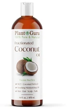 Fractionated Coconut Oil 16 oz Pure Carrier For Essential Oils Massage Skin Hair