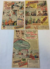 lot of three 1950's cartoon candy ads ~ OLD NICK, BIT-O-HONEY
