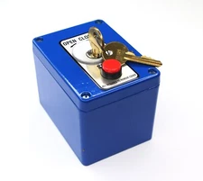 Garage Door NEMA 4/12 Commercial Key Switch with Stop Button
