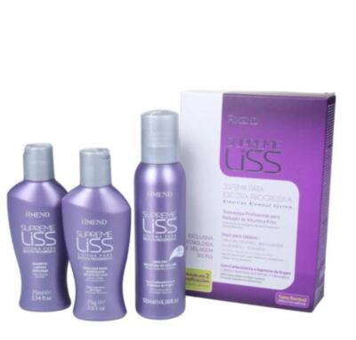 Supreme Liss Carbocysteine Argan Supreme Progressive Kit 3 Products - Amend