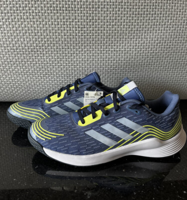 Adidas Novaflight Herren Schuh Indoorschuh / Hallenschuh Gr. 42 2/3 in blau -NEU