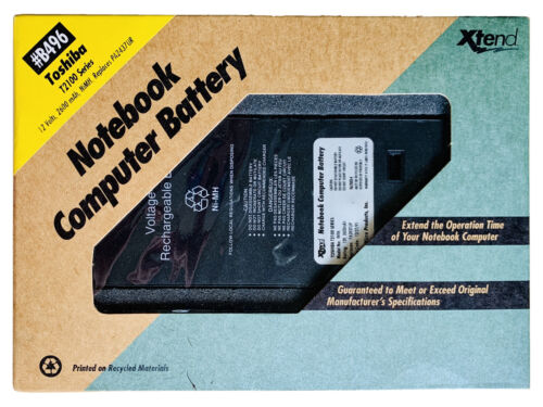 Vintage Toshiba T2100 Series 12V Notebook Computer Battery Model #B496 PA2437UR - Zdjęcie 1 z 8