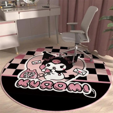 Kuromi Rug - Sanrio rug, Non-slip Office Mat