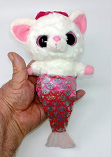 YooHoo  Friends Plush Mermaid 9" Colorful Tail Big Eyes Stuffed Animal