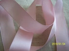 Antique Satin Ribbon. Superb quality. 1950s.  By the meter. Rose dragee. N°16