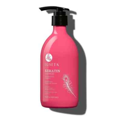 LUSETA Keratin Colour Safe Shampoo geschädigtes Haar Stärkung Verdickung 500ml