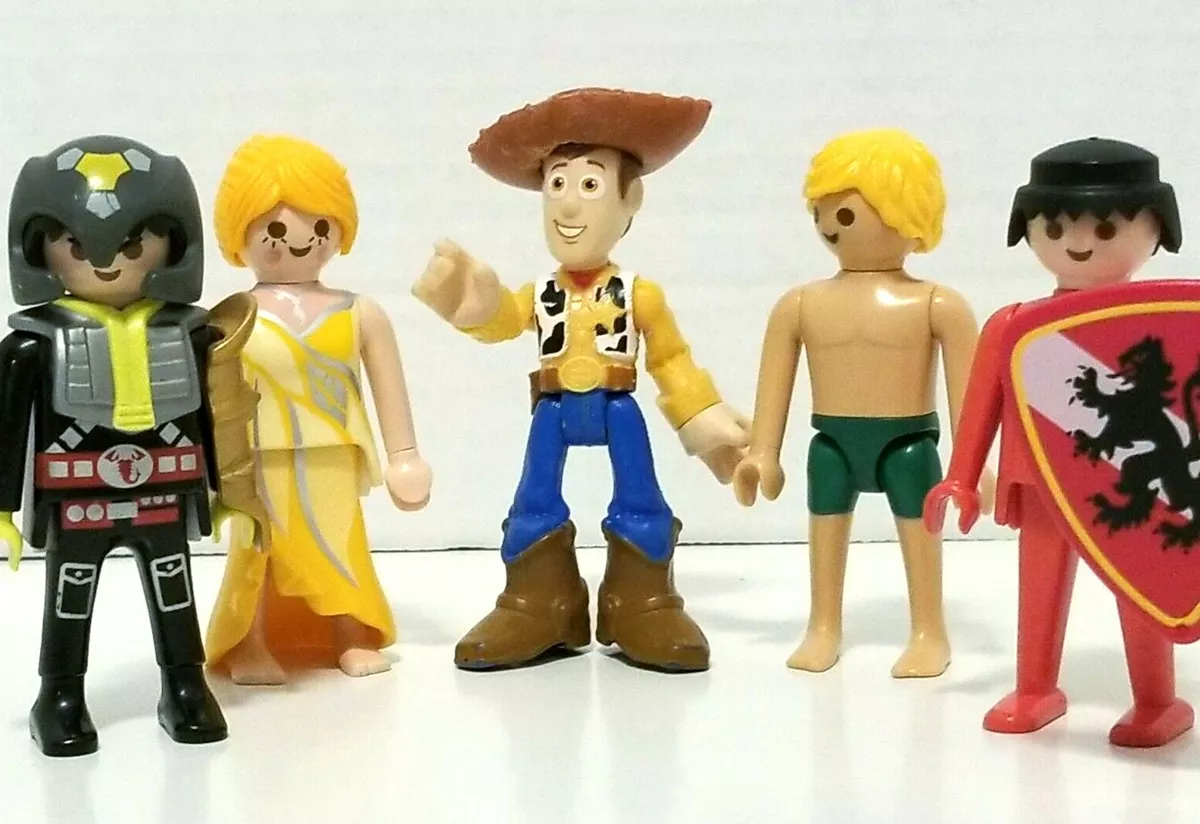 5 Vintage Playmobil People Figures 3