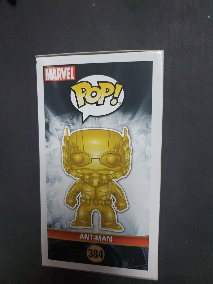 Funko POP! ゴールド ANT-MAN 384 FUNKO POP Marvel Studios Gold Chrome ANT-MAN #384 Vinyl