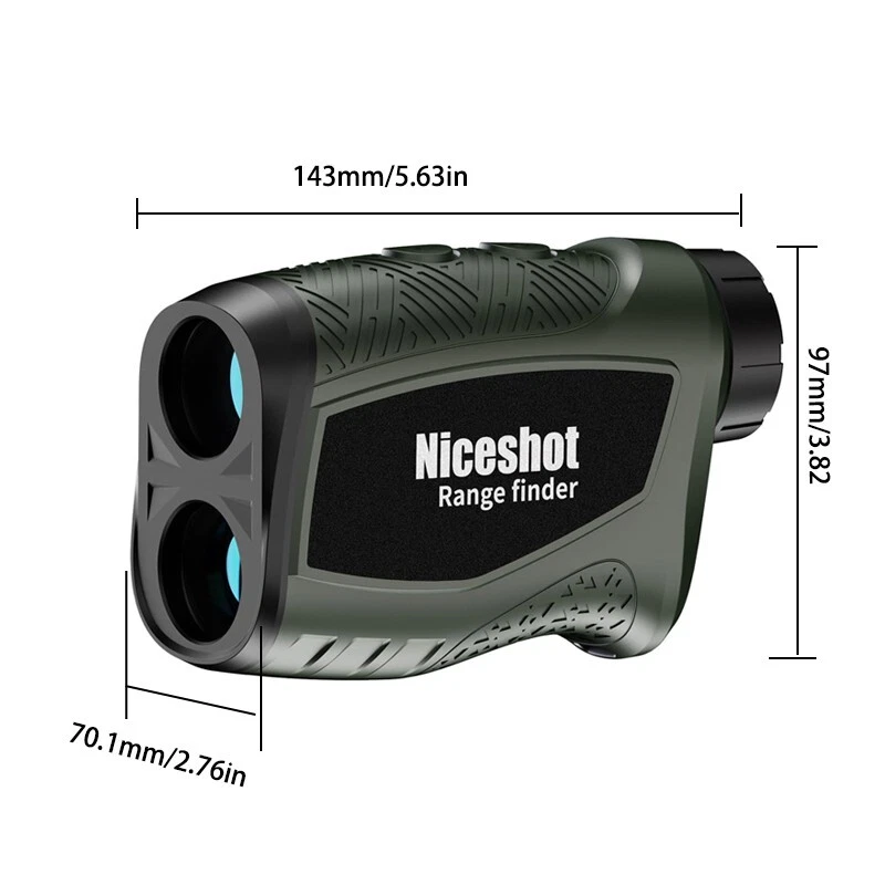 Entfernungsmesser Jagd 1100M Winkel und horizontalem Abstand 6x Vergrößerung - Bild 2 von 4