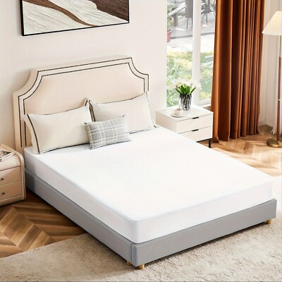 Waterproof Breathable Mattress Protector Washable Ultra-Soft Mattress Cover
