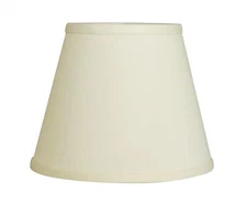 10 Ivory Hardback Empire No Slub Lampshade