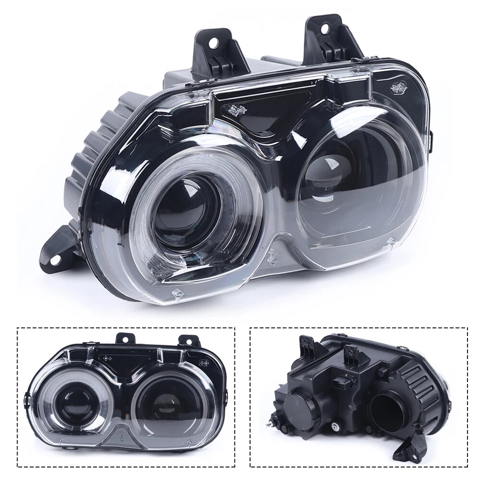 HID Headlights Set Front LH+RH For Dodge Challenger SE R/T SRT SXT 2015-2019 DRL Foto 4 de 4