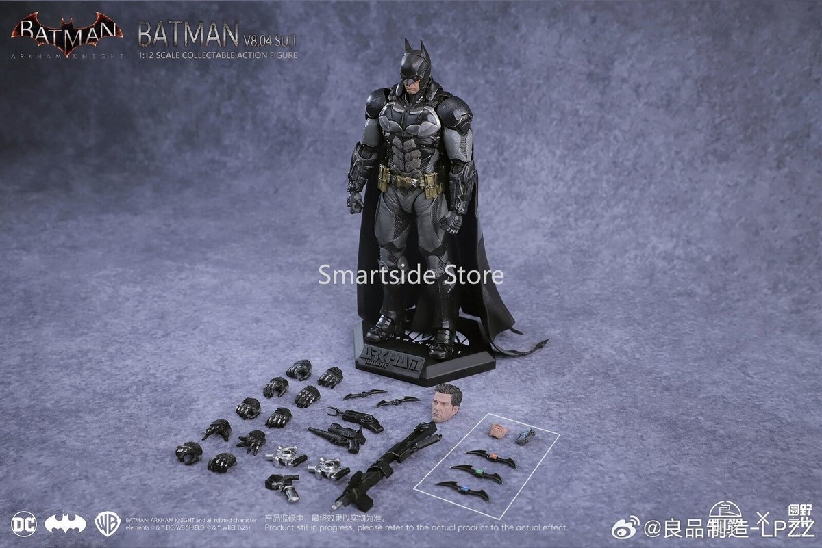 LPZZ DC Batman Arkham Knight V8.04 Batman 1/12 Model Action Figure