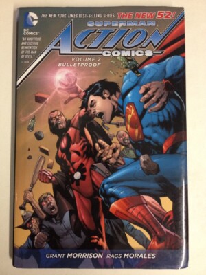 Superman Action Comics vol 2 Bulletproof DC Hardcover New 52 HC Grant ...