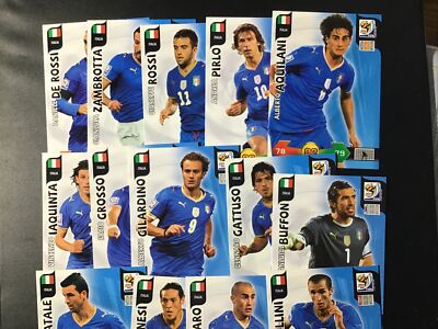 Panini Adrenalyn XL FIFA 2010 World Cup trading card ITALY ITALIA