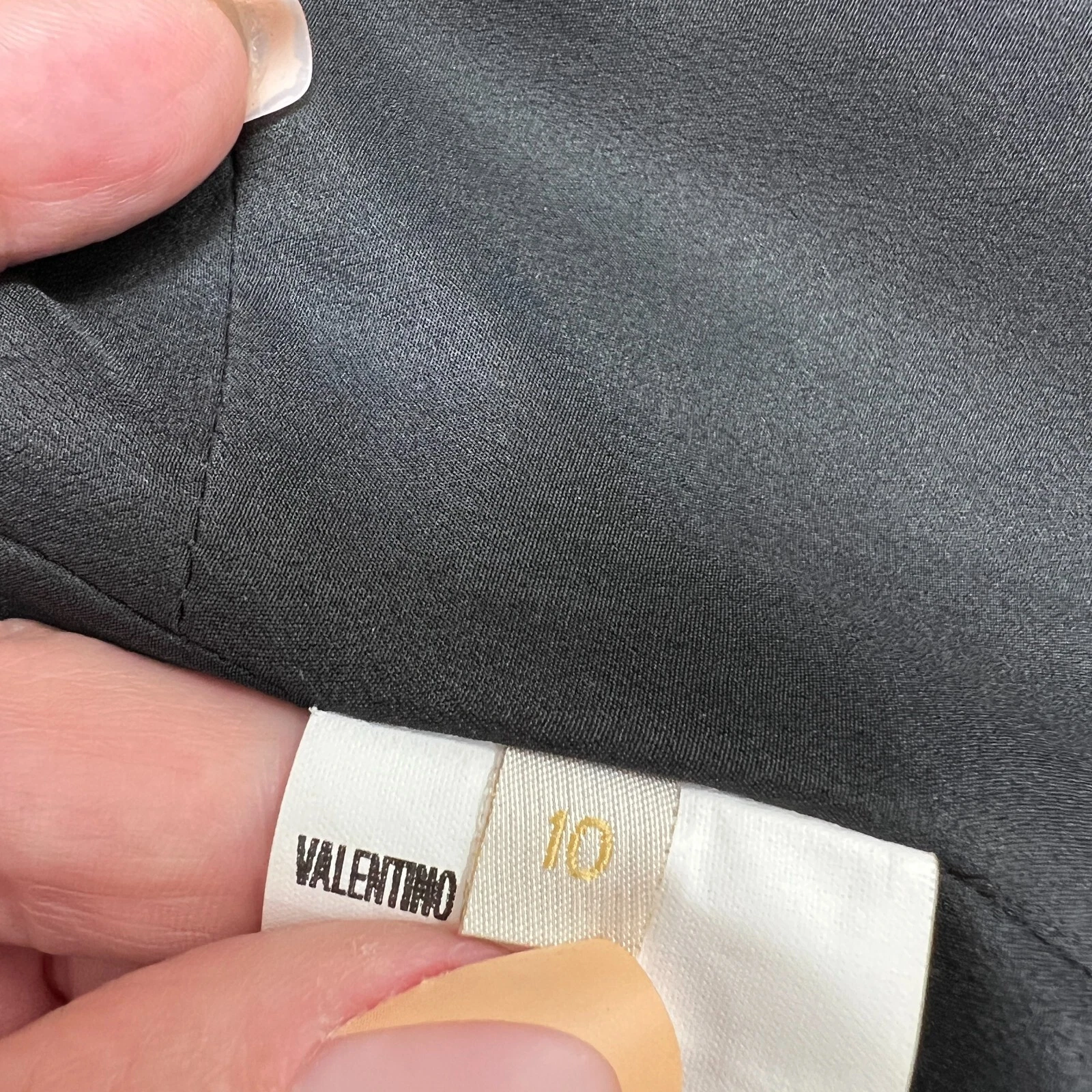 Mini abito da cocktail donna nuovo senza etichette Valentino Spa 100% lana vergine taglia 10