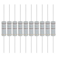 10 Pcs 180 Ohm 5W Metal Oxide Film Resistor, 5% Tolerance