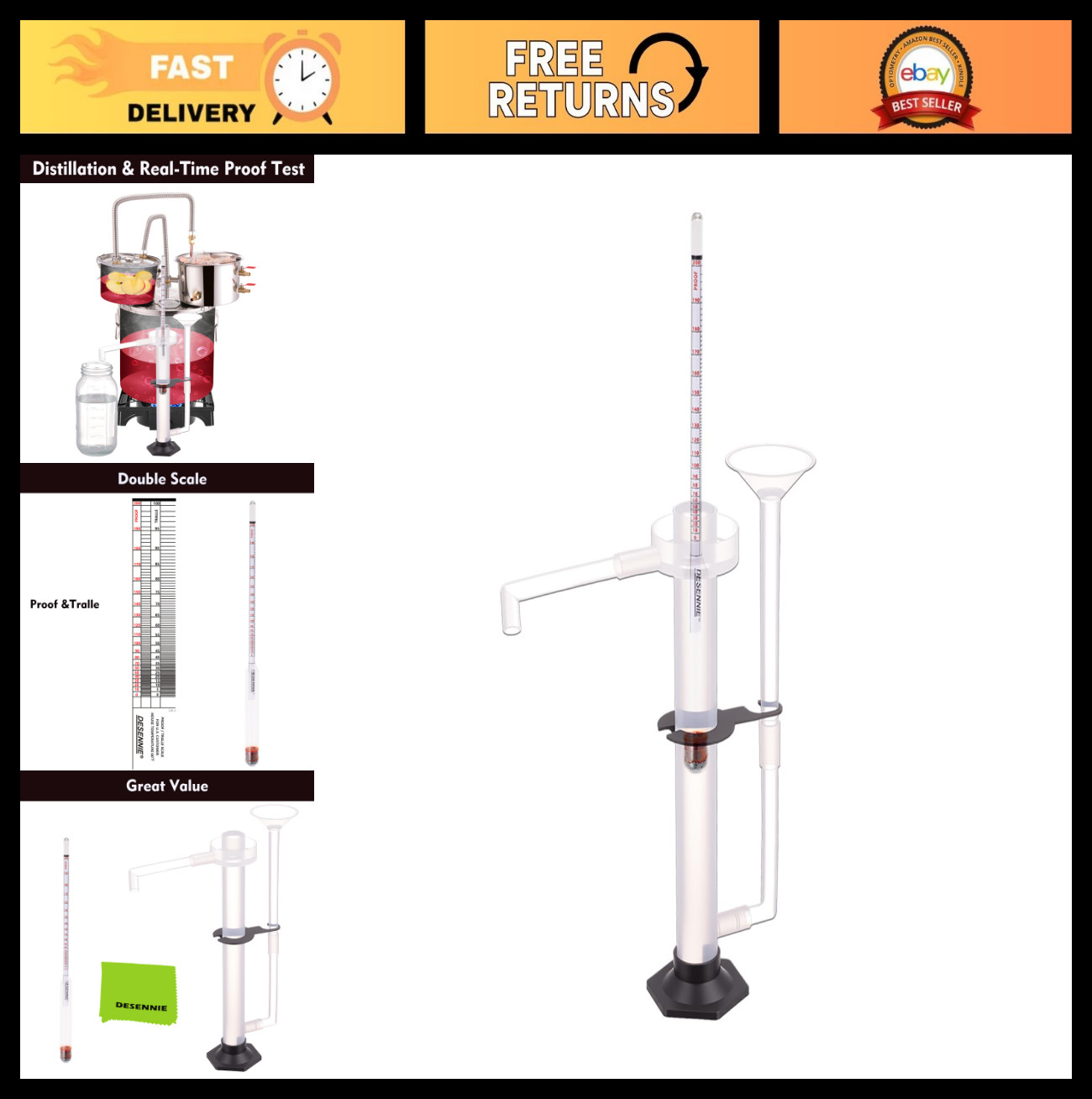 Proofing Parrot for Distilling - Shine Stills, Homebrew Alcometer & Hydrometer T
