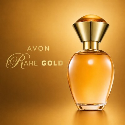 Avon Rare Gold Perfume Spray Fragrance, Regular Size, Discontinued