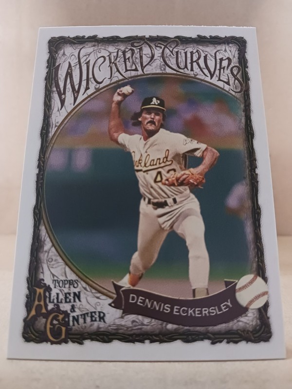 2025 Topps Allen & Ginter Baseball Dennis Eckersley # WC-20