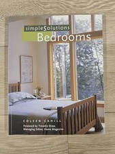 Simple Solutions Bedrooms By Colleen Cahill Paperback 2001