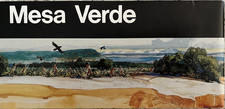 Vintage 1995 MESA VERDE NP - CO   NATIONAL PARK SERVICE UNIGRID BROCHURE/MAP
