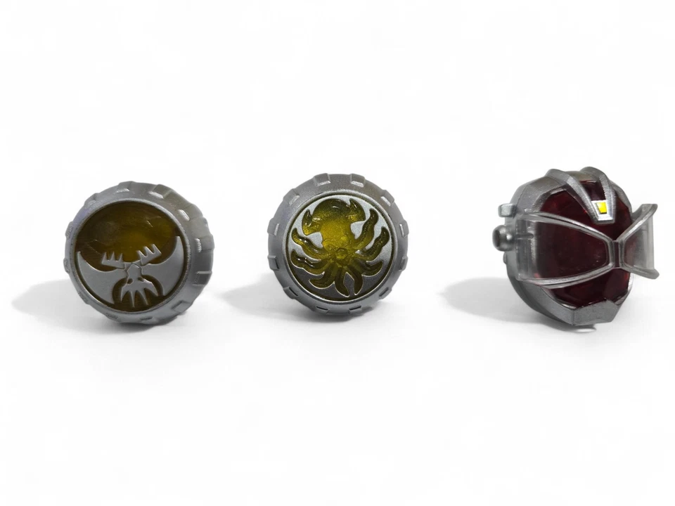 Lote de 14 anillos Bandai Kamen Rider Wizard PLUS 2008 Kamen Rider Dragon Knight 4" Foto 4 de 4