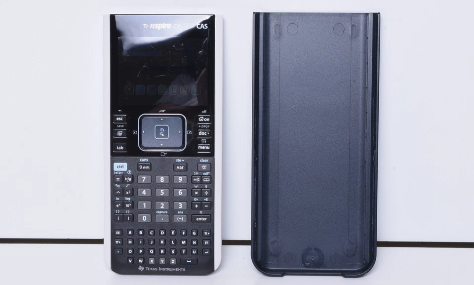 Texas Instruments TI Nspire CX CAS Graphing Calculator and Cover - Image 3 of 4