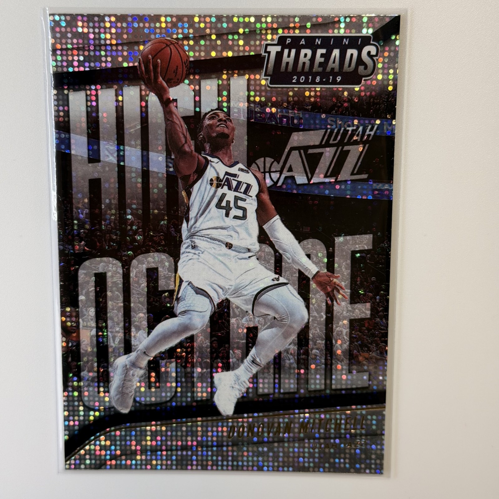 2018-19 Panini Threads - High Octane Dazzle Donovan Mitchell #8 Premium