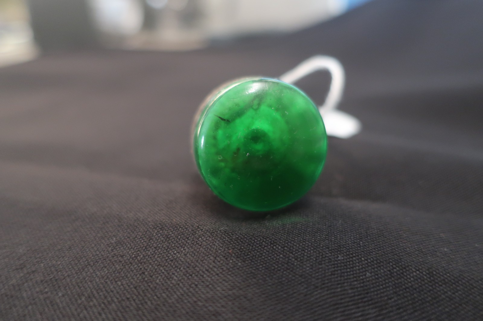 Vintage Antique GM Acrylic Gear Shift Knob Rockabilly Rat Rod Green