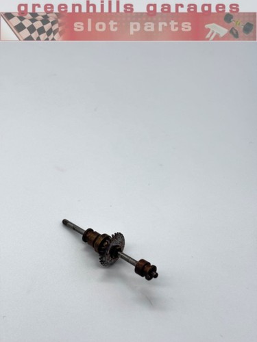 Greenhills Scalextric Vintage Hinterachse mit Messingbürsten und Metallkonzentrat