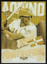 2020 Topps Fire Power and Pride Gold Minted Aristides Aquino Card #PP-7 - PP-7