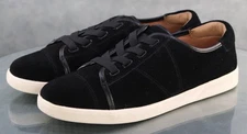 VIONIC JEAN Comfort Sneakers Black Suede Women's 8.5, Water Resistant Orthaheel