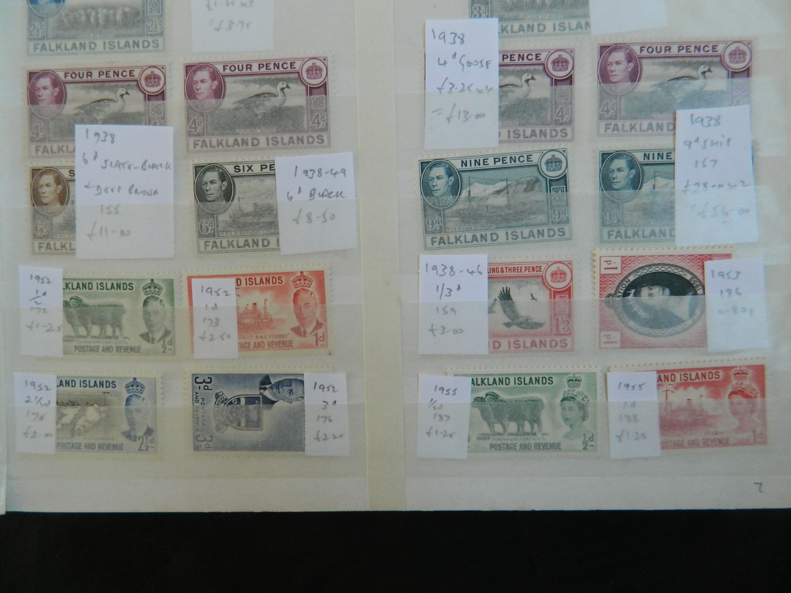 BR. COMMONWEALTH SOUTH ATLANTIC ISLANDS GEORGE V-QEII STAMPS COLLECTION