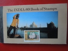 G6455  INDIA 1989   Philatelic Exhibition   BOOKLET  COMPLETE 14 DIF. PANES  MNH
