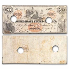 1861 $20.00 (T-19) Navigation & Blacksmith Very Fine