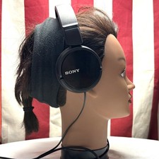 SONY working wired headphones MDR-ZX110 adjustable portable swivel folding