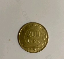 monete lire italiane rare, 200 lire anno 1995
