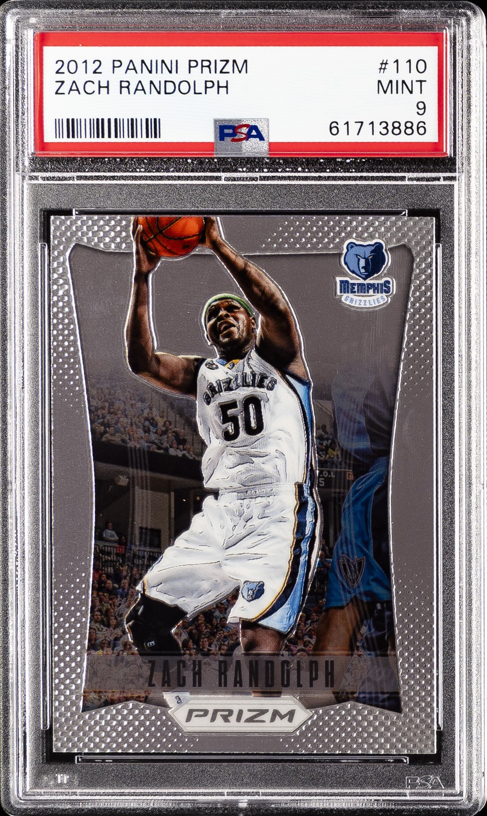 2012 PANINI PRIZM #110 ZACH RANDOLPH PSA 9