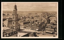 Erlangen, Ansichtskarte, Ortsansicht aus der ...