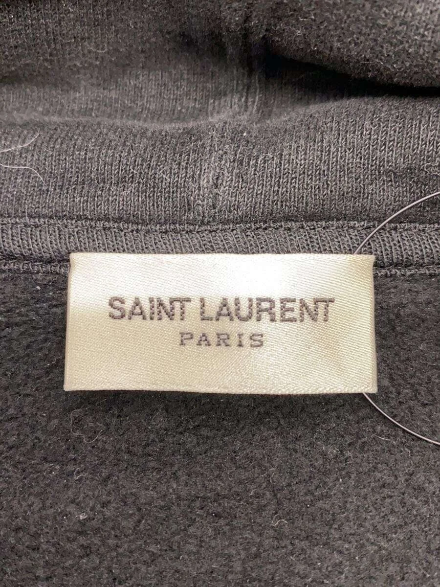 SAINT LAURENT (YSL) Felpa con cappuccio SAINT LAURENT L cotone BLK 689395 usata