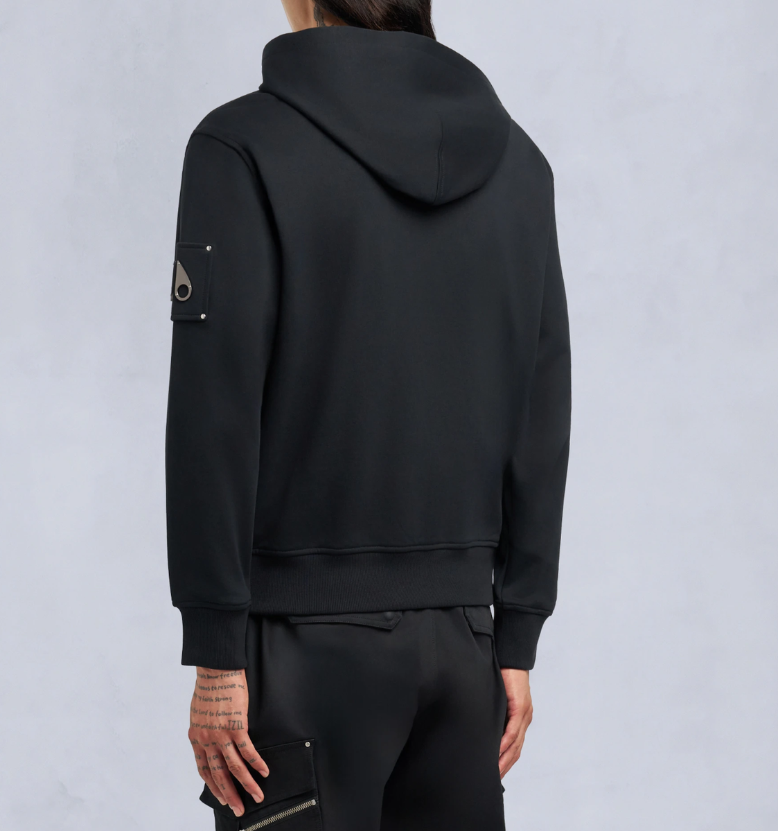 NEW* MEN MOOSE KNUCKLES HARTSFIELD ZIP-UP HOODIE BLACK (M35MS609