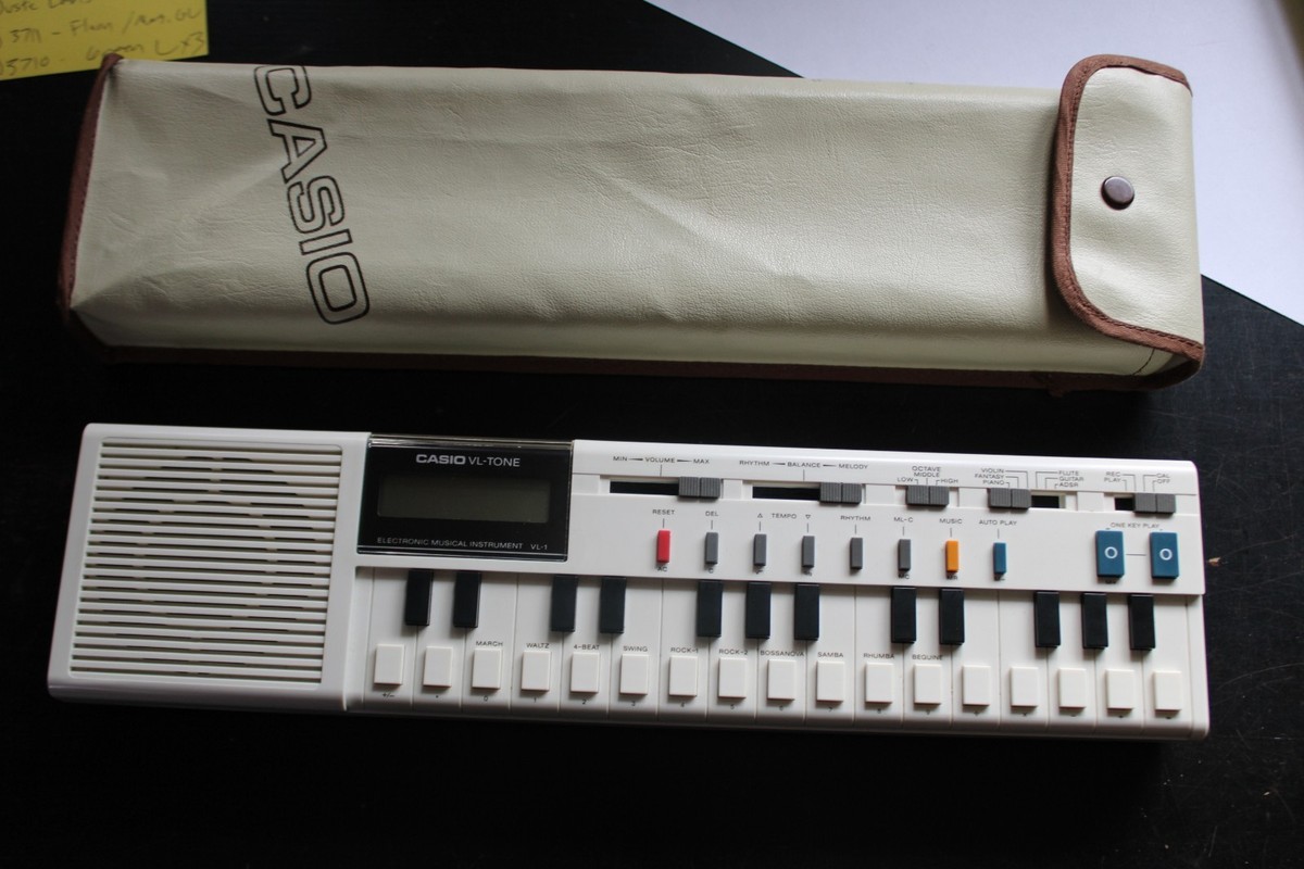 CASIO VL-TONE アナログシンセサイザー[ケース付き] Casio VL-Tone Mini Synthesizer Keyboard Electronic Instrument
