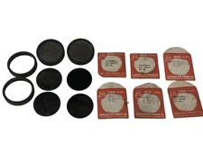 Vintage Lot Welding Lenses Goggle Glass Round Tinted Accessory AS IS