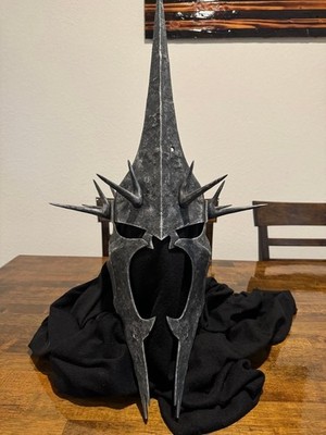Medieval Gothic Witch King Helmet Angmar Lord Dark Armor Nazgul Mask Gift Item
