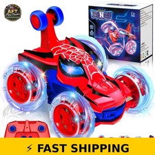 Logth Kids Spider RC Car - 360  Flip, LED Lights, Remote Control