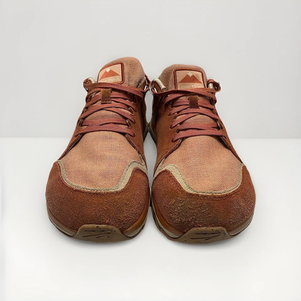 Zapatillas de Trail Running Altra Lone Peak Alpine Naranja Cáñamo Gamuza Arcilla Oscura Para Hombres 8.5 Foto 3 de 4