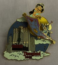 Disney Magical Milestones Stitch Invades Hyperion Jasmine Pin LE 2000 RARE