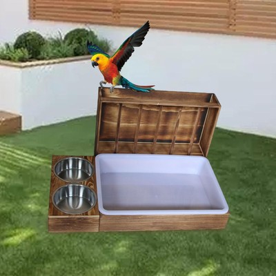 Hasen Heukrippe Meerschweinchen Hasen 3 in 1 Kaninchen Heu Futterhaus mit Katzentoilette